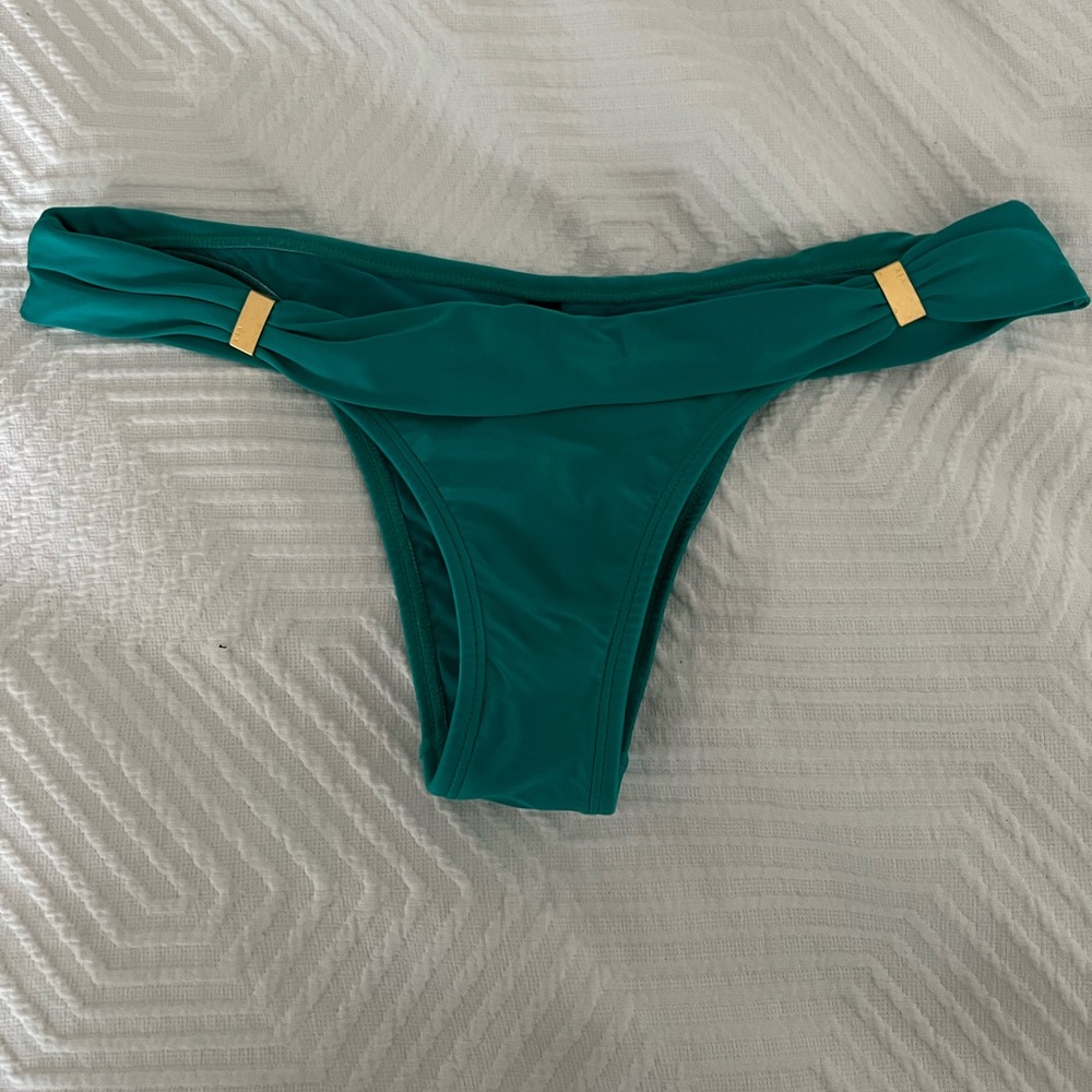 Vix Cheeky Bottom. Size medium. Teal